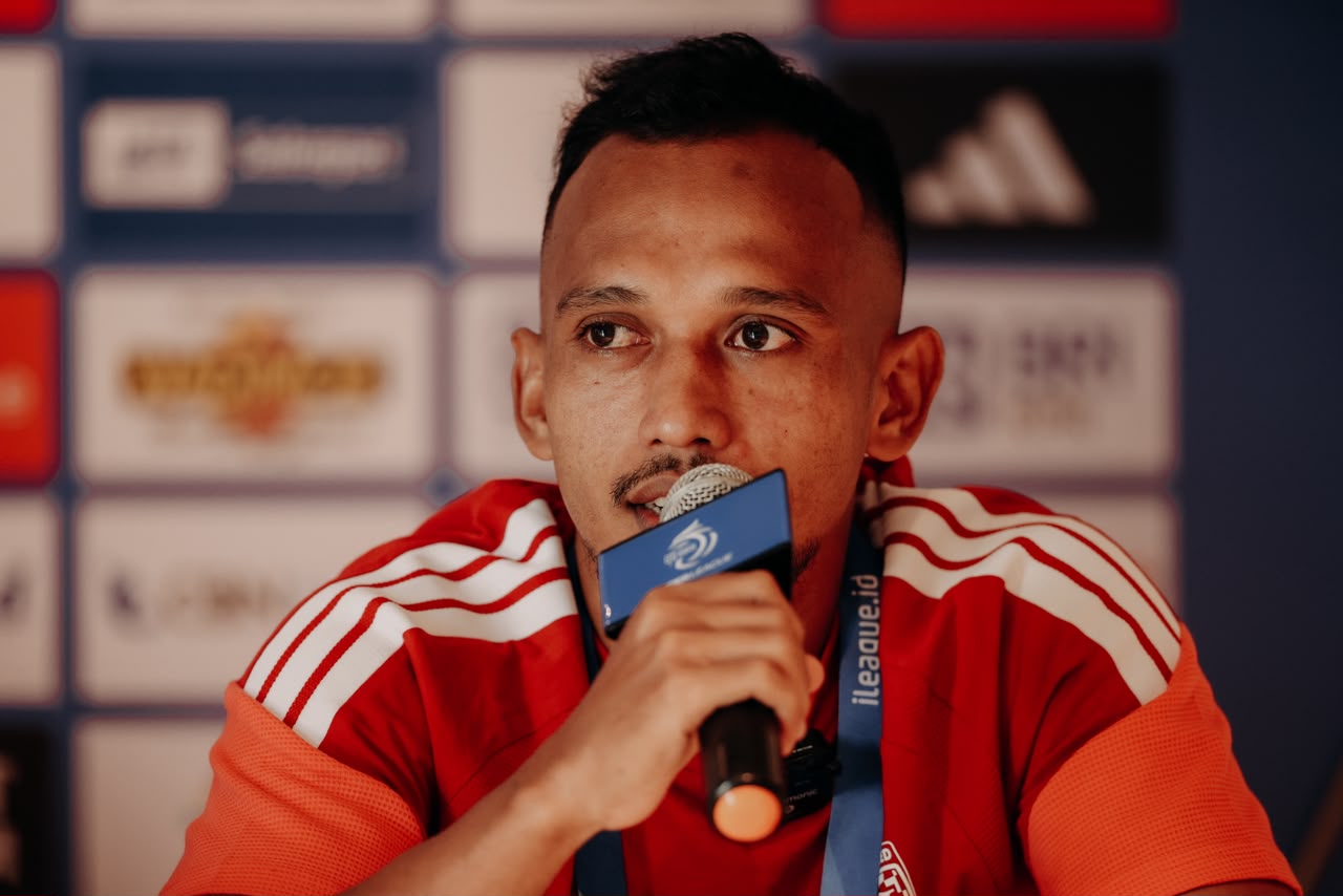 Irfan Jaya bersiap menghadapi pertandingan Bali United melawan Persijap Jepara